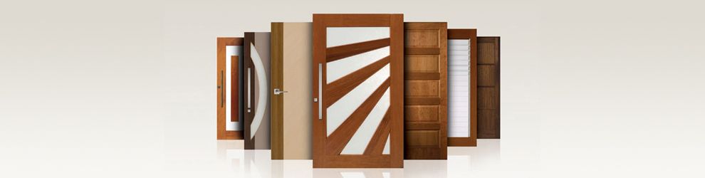 Medžio masyvo durų gamyba, Modernios medinės durys, Klasikinės medinės vidaus durys, Geležinės šarvo lauko durys